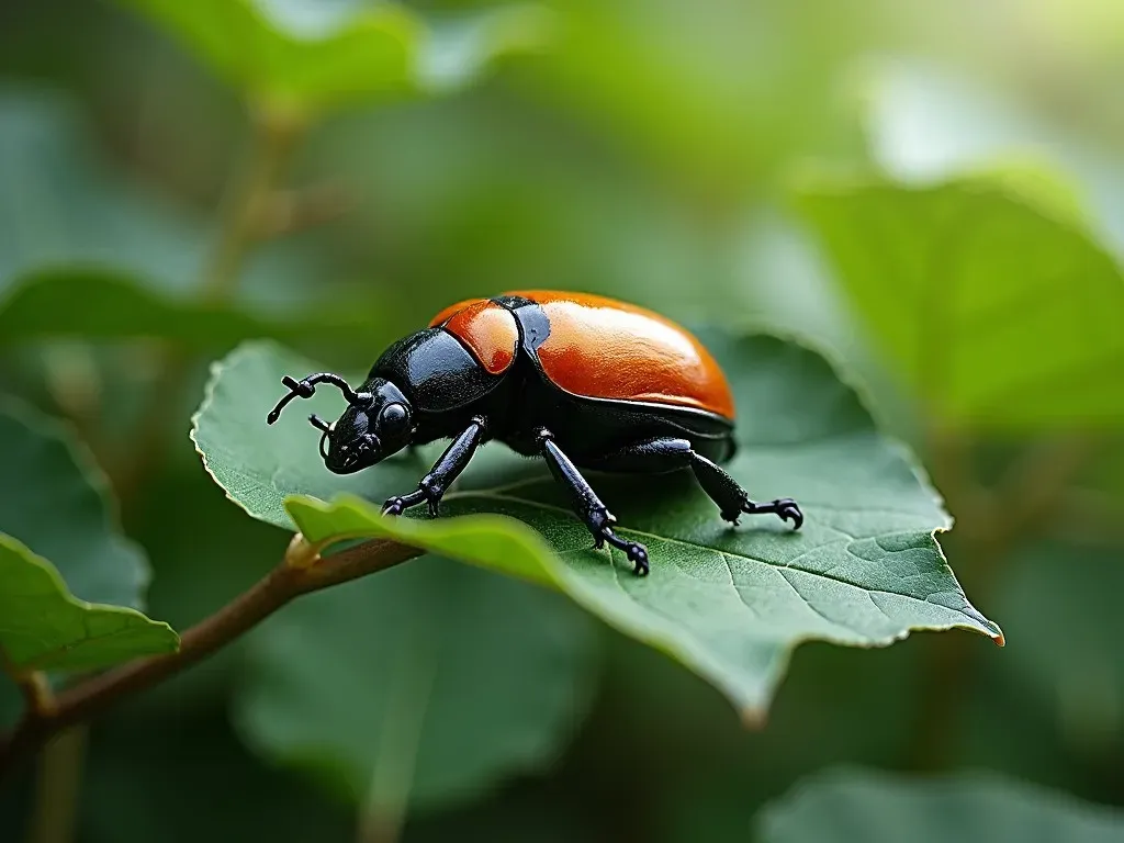 カブトムシ寝ている